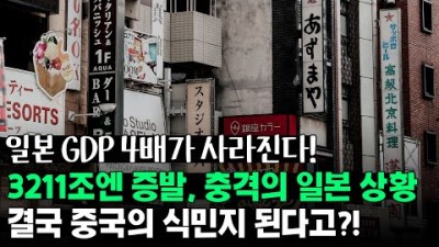 일본 GDP 4배가 증발! 충격의 일본 상황